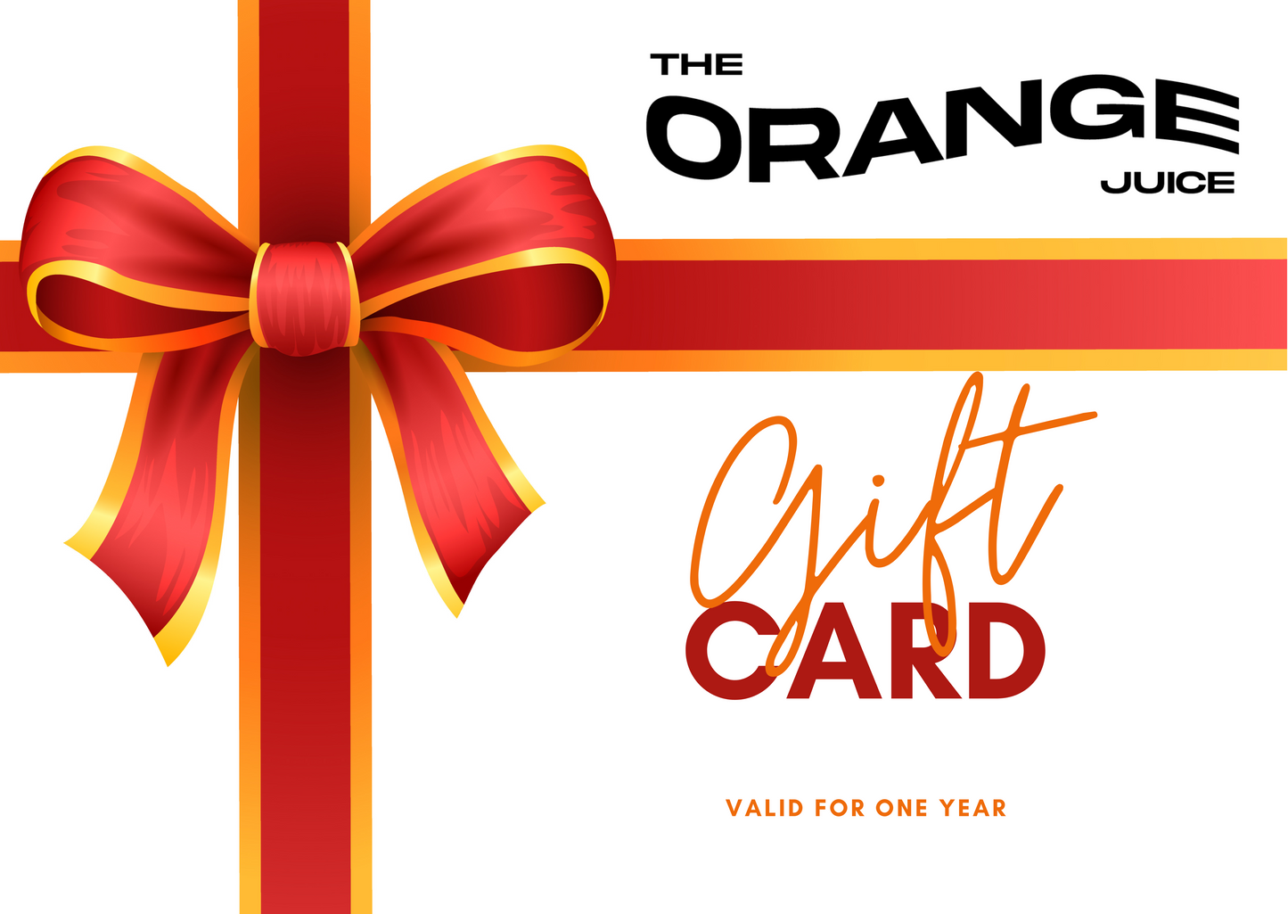 The Orange Juice Virtual Gift Card